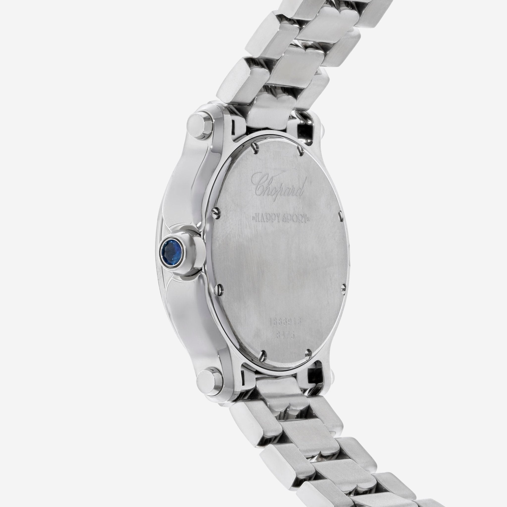 Chopard Happy Sport Round Stainless Steel 36mm Quartz Ladies Watch 278477-3014 — view 3