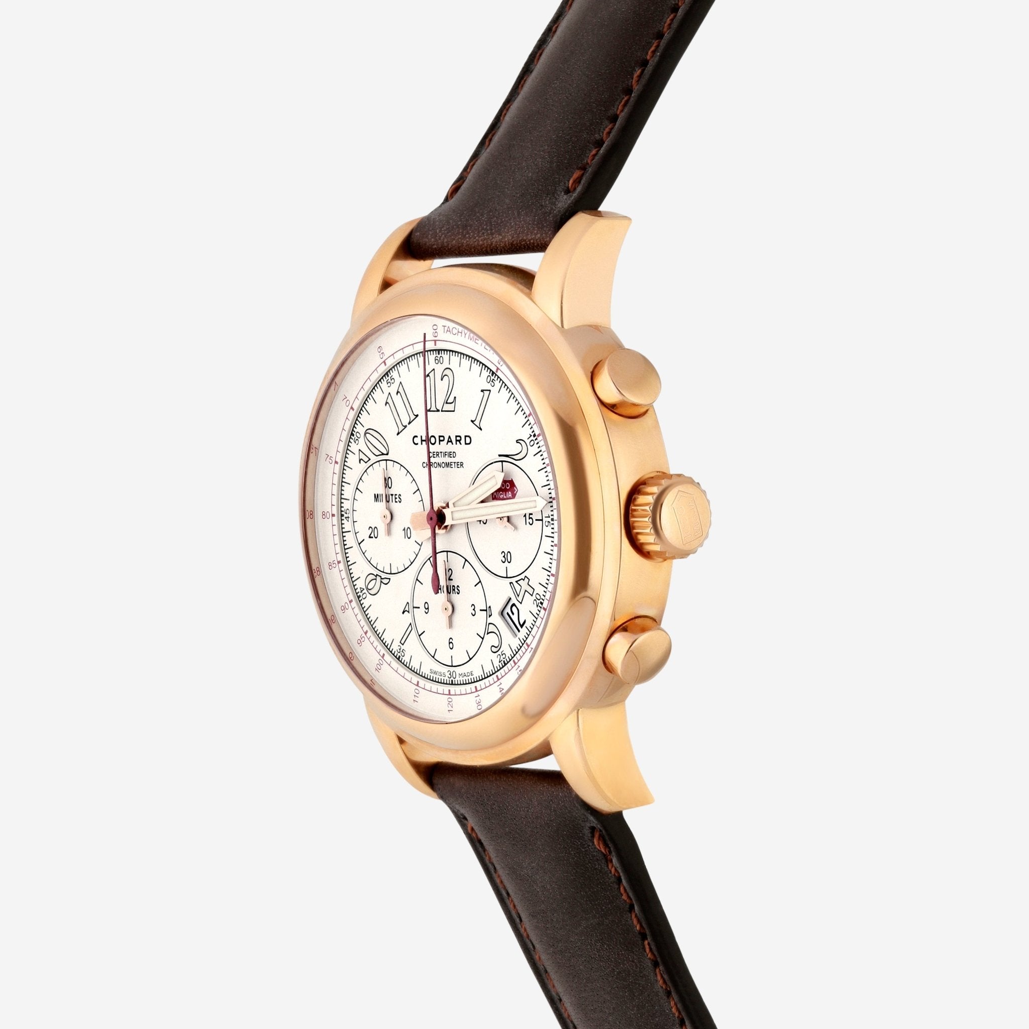 Chopard Mille Miglia Chronograph 18K Rose Gold Limited Edition Automatic Men's Watch 161274-5006 — view 2