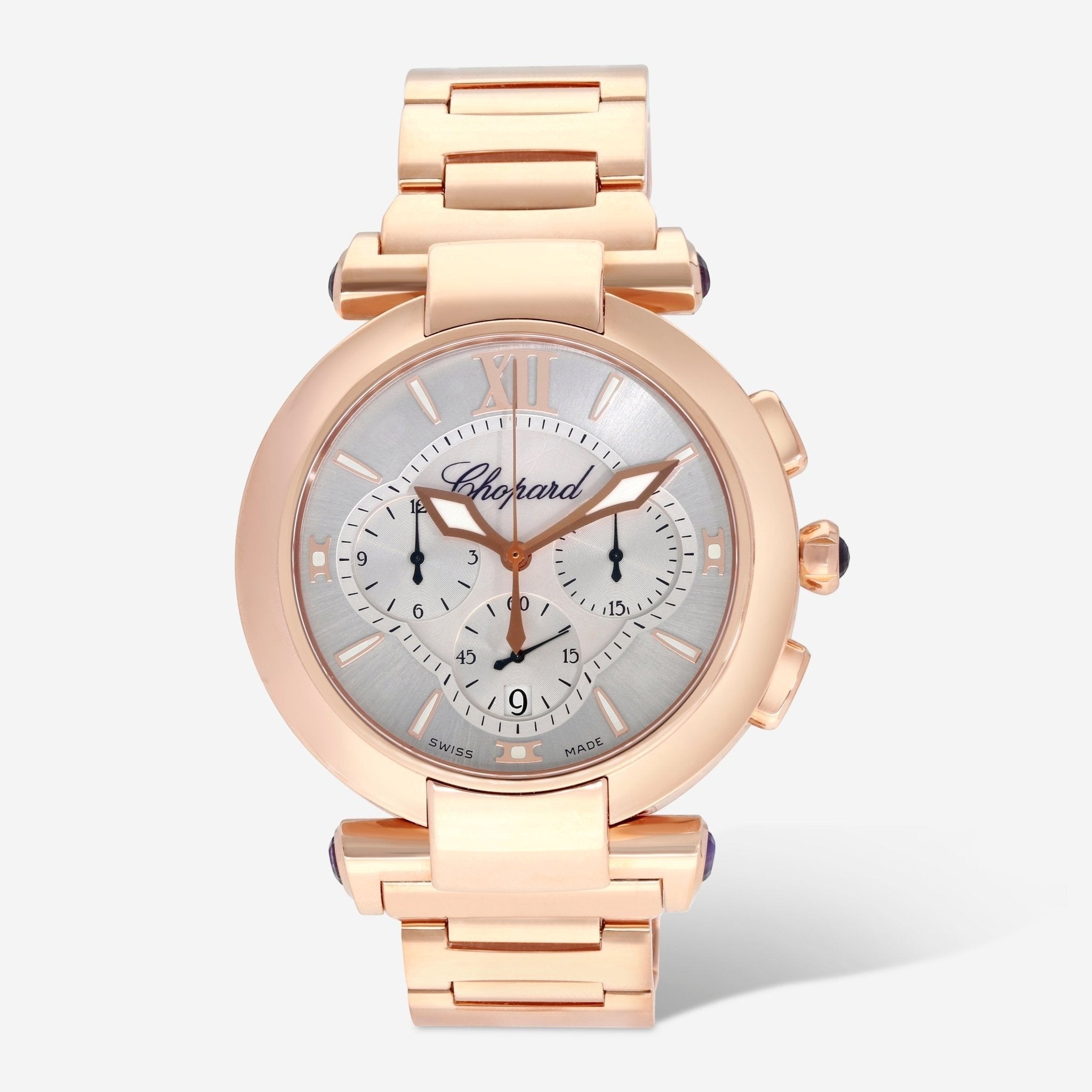 Chopard Imperiale Chronograph 18K Rose Gold Automatic Ladies Watch 384211-5002