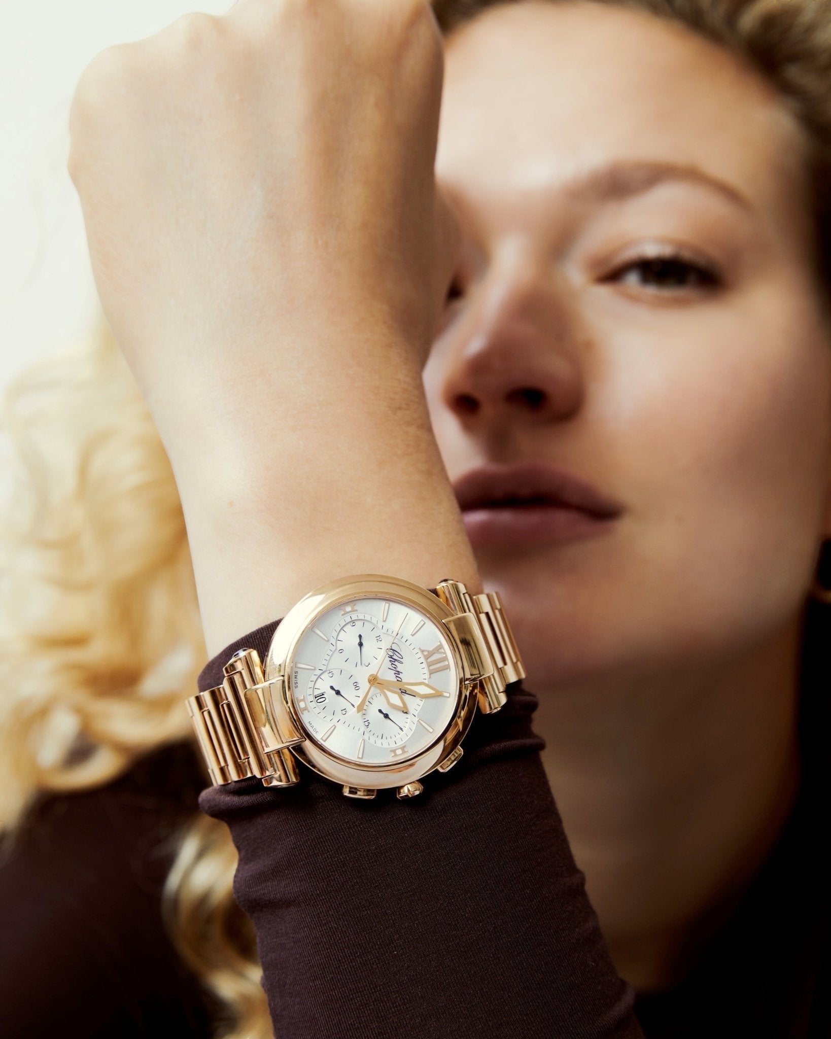 Chopard Imperiale Chronograph 18K Rose Gold Automatic Ladies Watch 384211-5002 — view 2