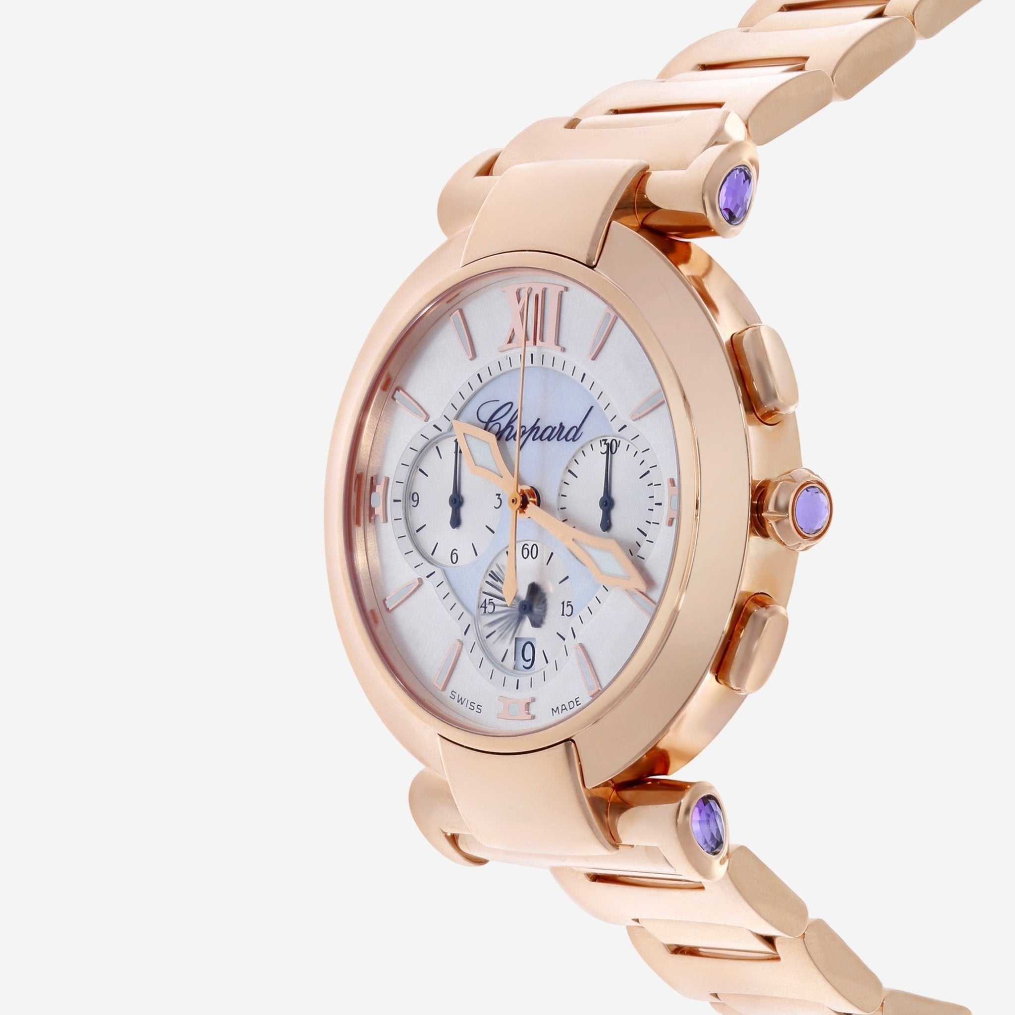 Chopard Imperiale Chronograph 18K Rose Gold Automatic Ladies Watch 384211-5002 — view 3