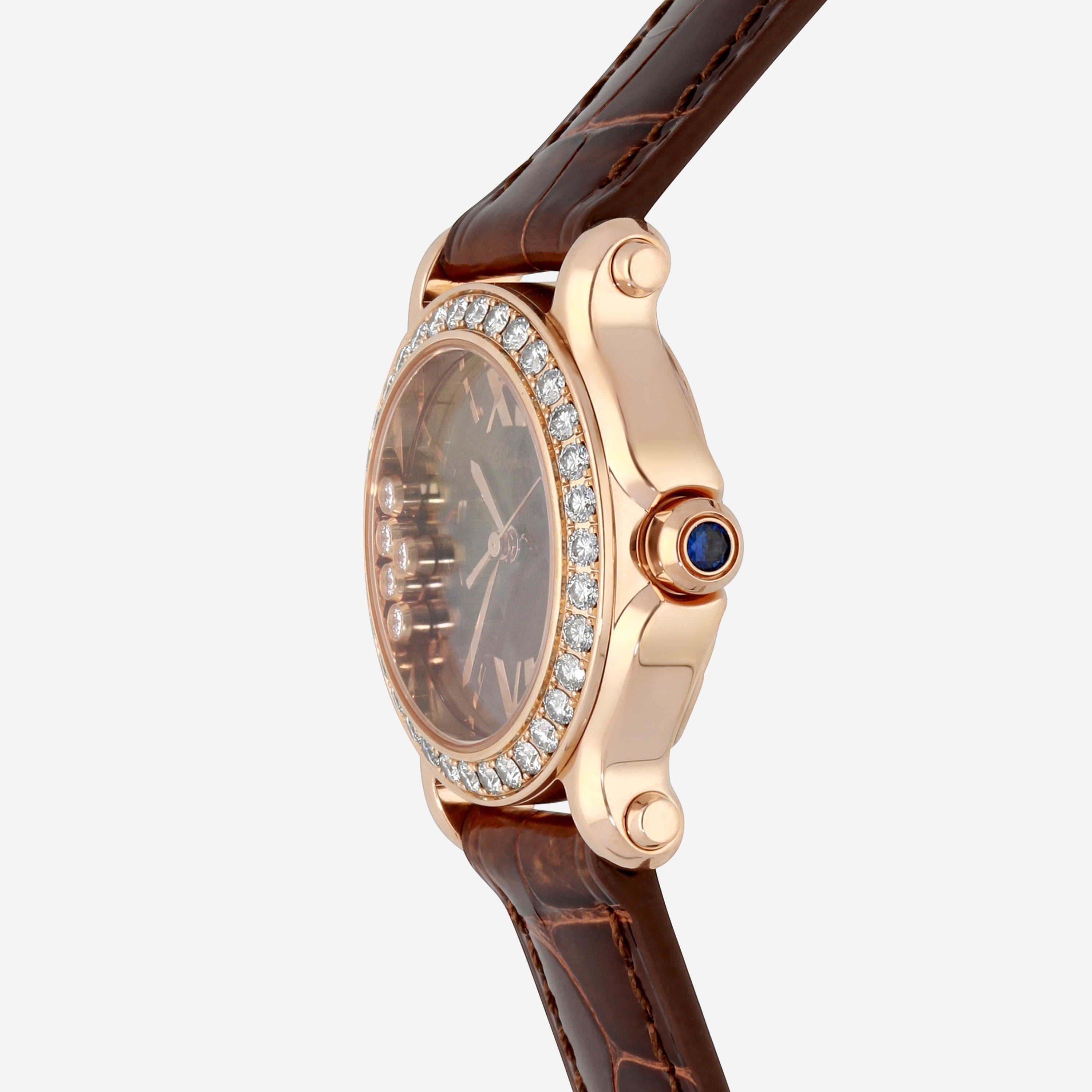 Chopard Happy Sport Round 18K Rose Gold 30mm Quartz Ladies Watch 274189-5006 — view 2