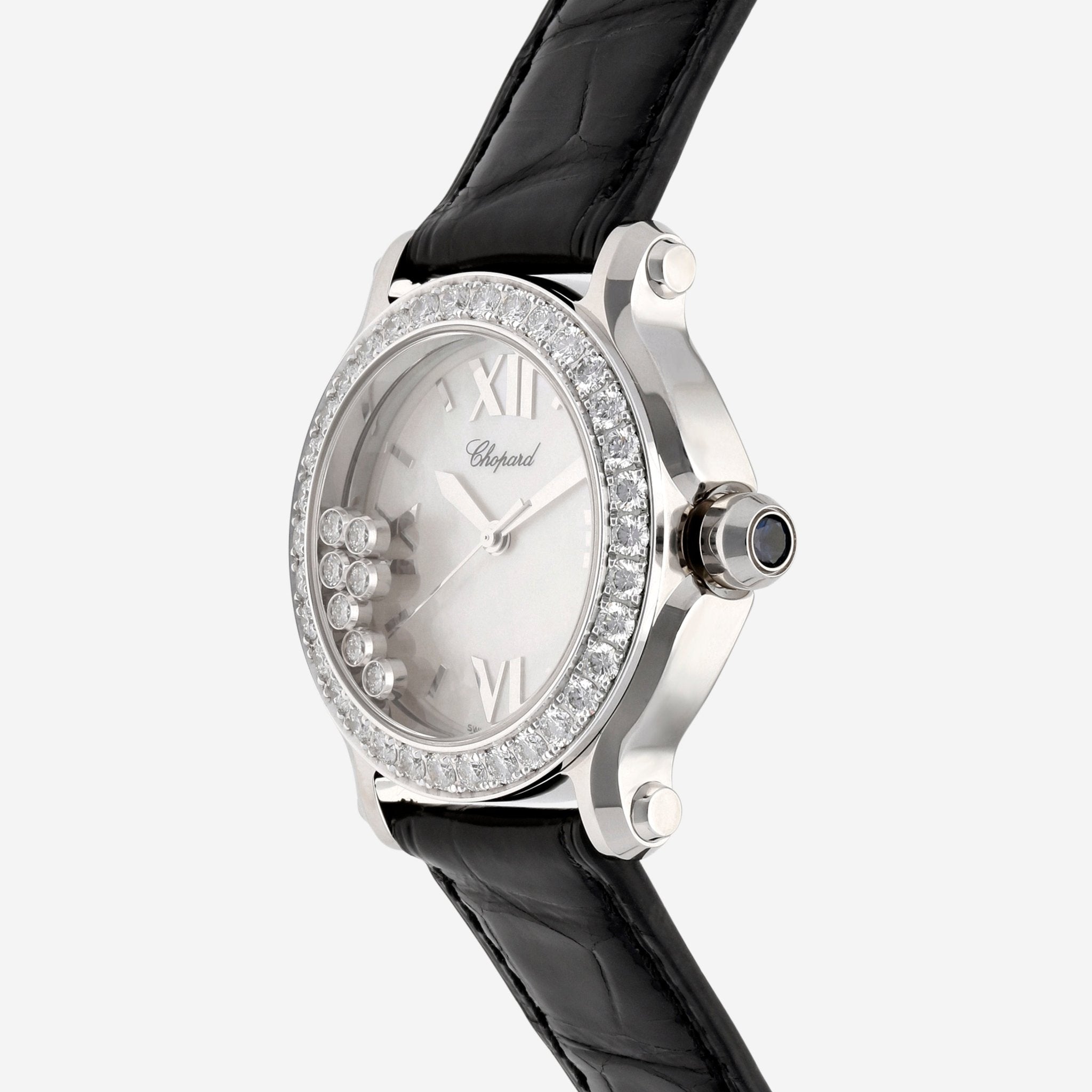 Chopard Happy Sport Round Stainless Steel 36mm Quartz Ladies Watch 278476-2002 — view 2