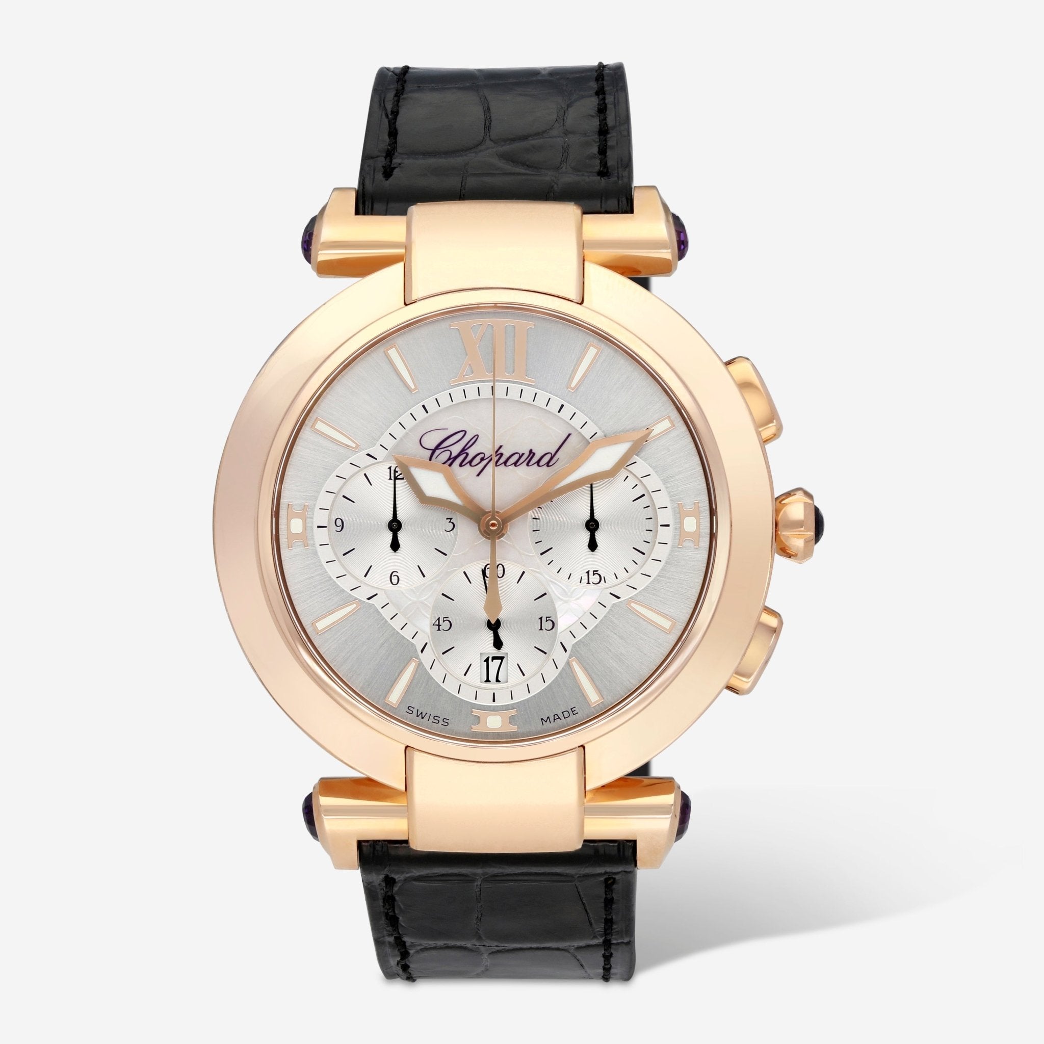 Chopard Imperiale Chronograph 18K Rose Gold Automatic Ladies Watch 384211-5001