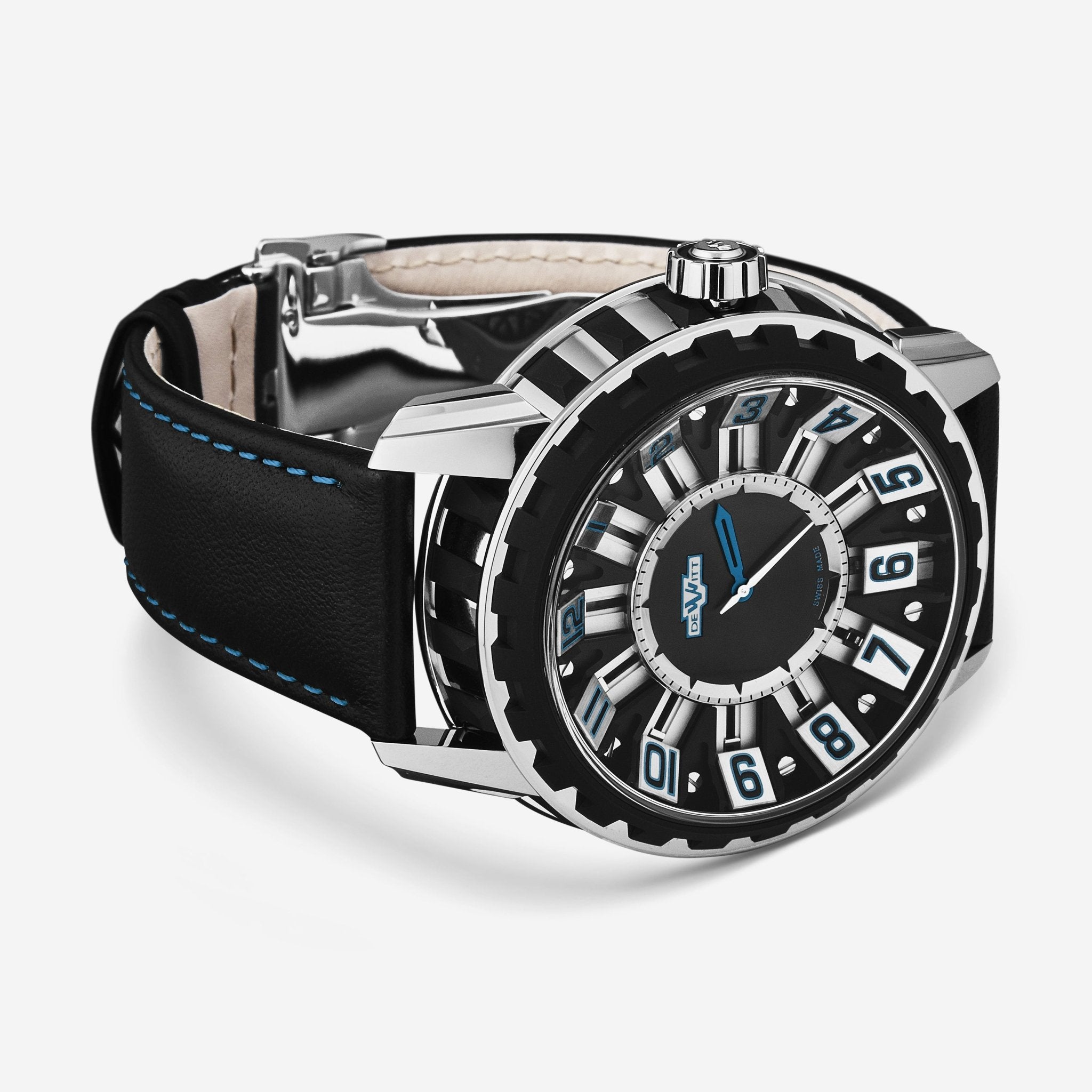 DeWitt Academia Slide Black Titanium Automatic Men's Watch AC.SLD.001 RPB — view 2
