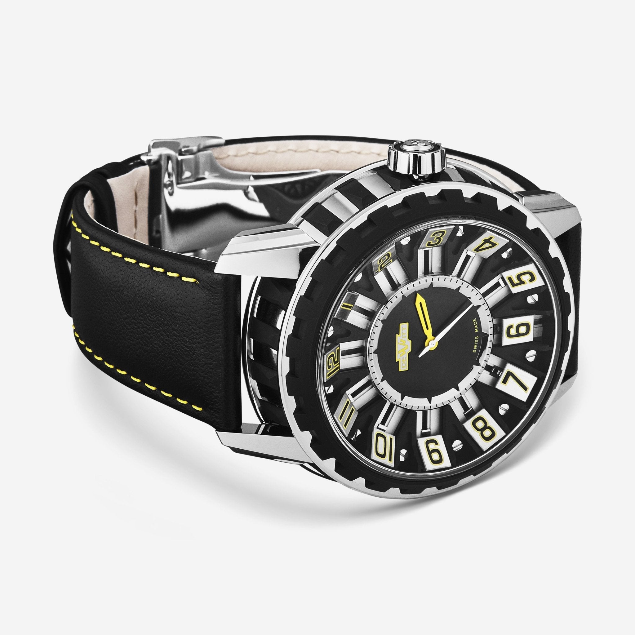 DeWitt Academia Slide Black Titanium Automatic Men's Watch AC.SLD.005 RPB — view 2