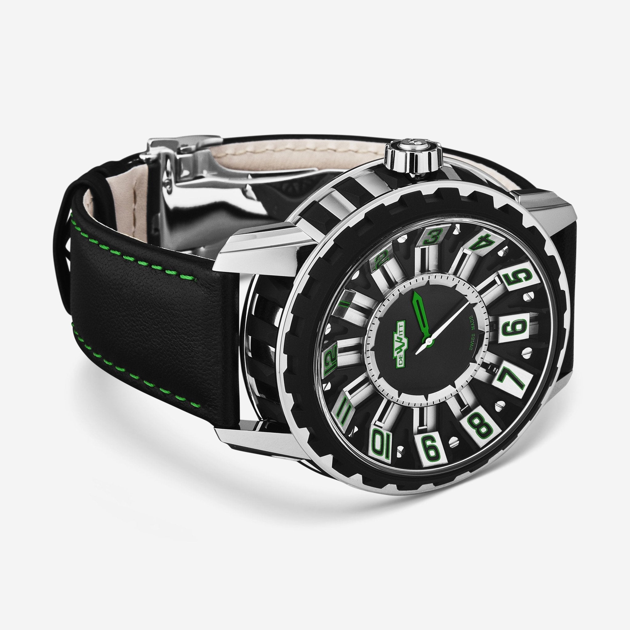 DeWitt Academia Slide Black Titanium Automatic Men's Watch AC.SLD.002 RPB — view 2