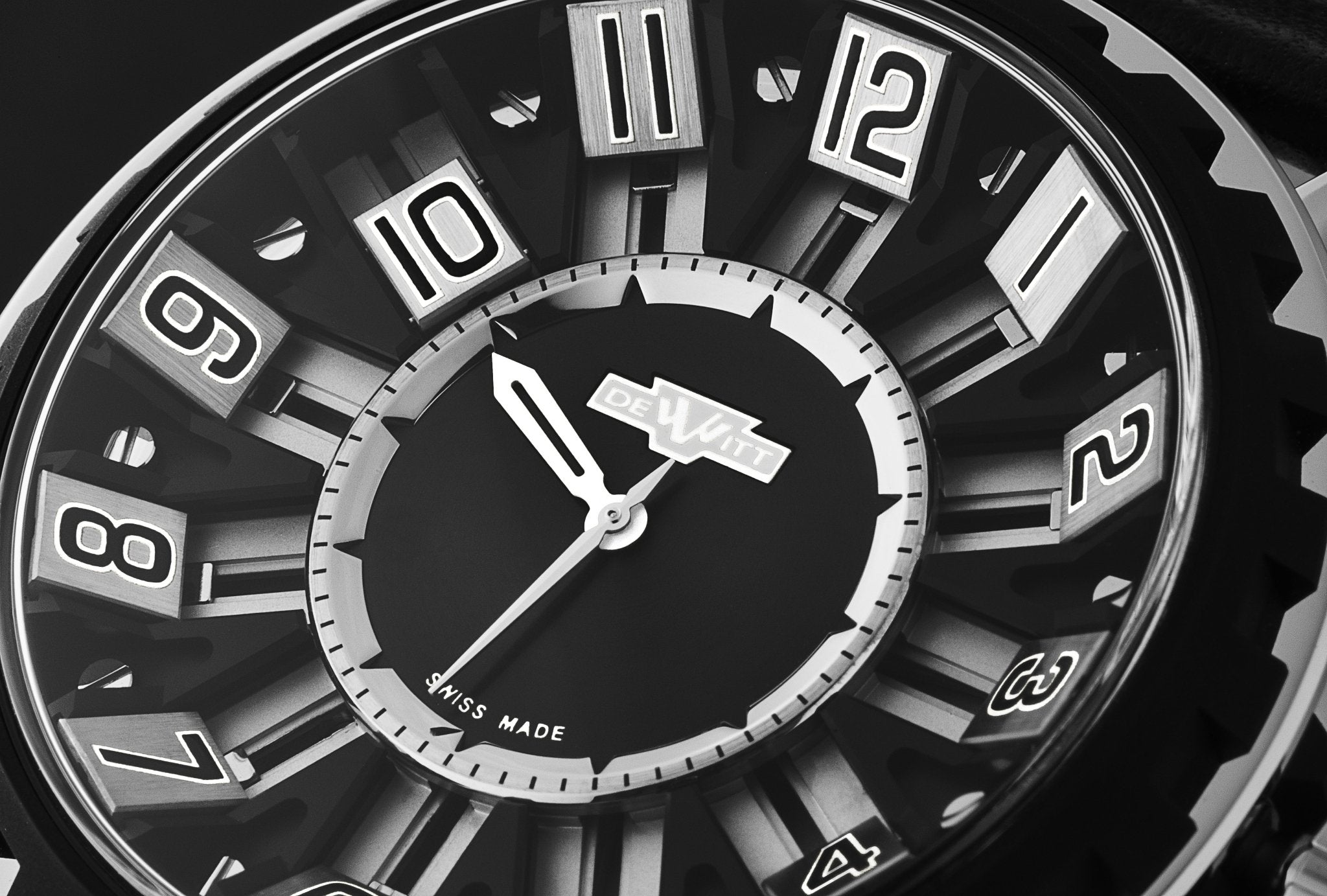 DeWitt Academia Slide Black Titanium Automatic Men's Watch AC.SLD.004 RPB — view 3