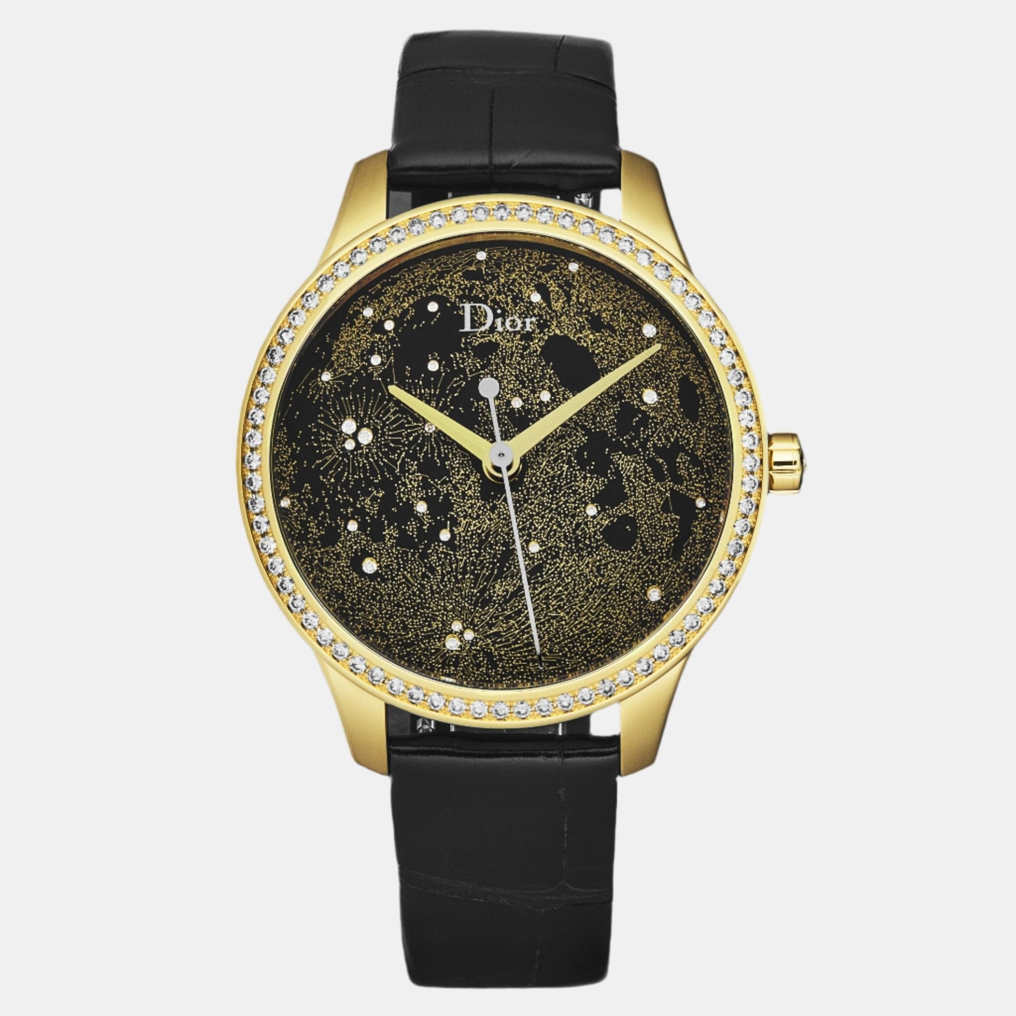 Dior Montaigne 18K Yellow Gold Diamond 36mm Ladies Automatic Watch CD153550A001