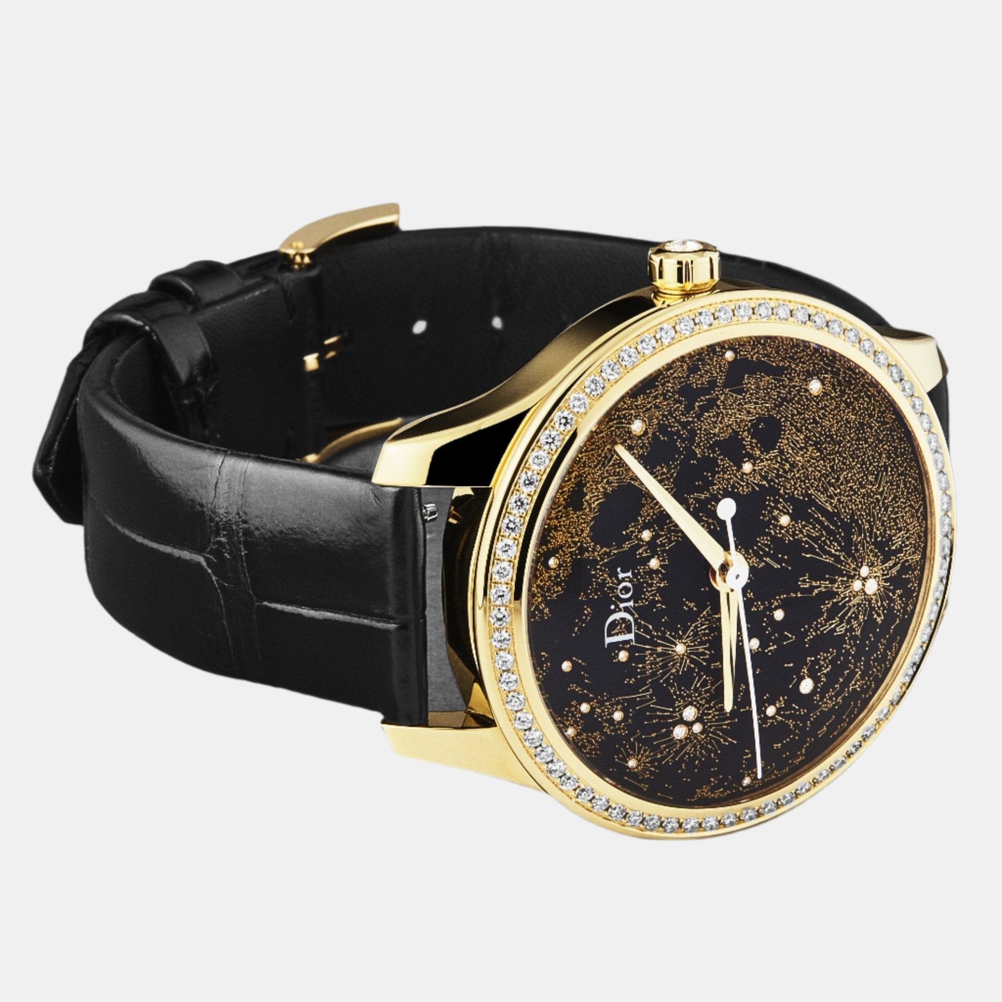 Dior Montaigne 18K Yellow Gold Diamond 36mm Ladies Automatic Watch CD153550A001 — view 2