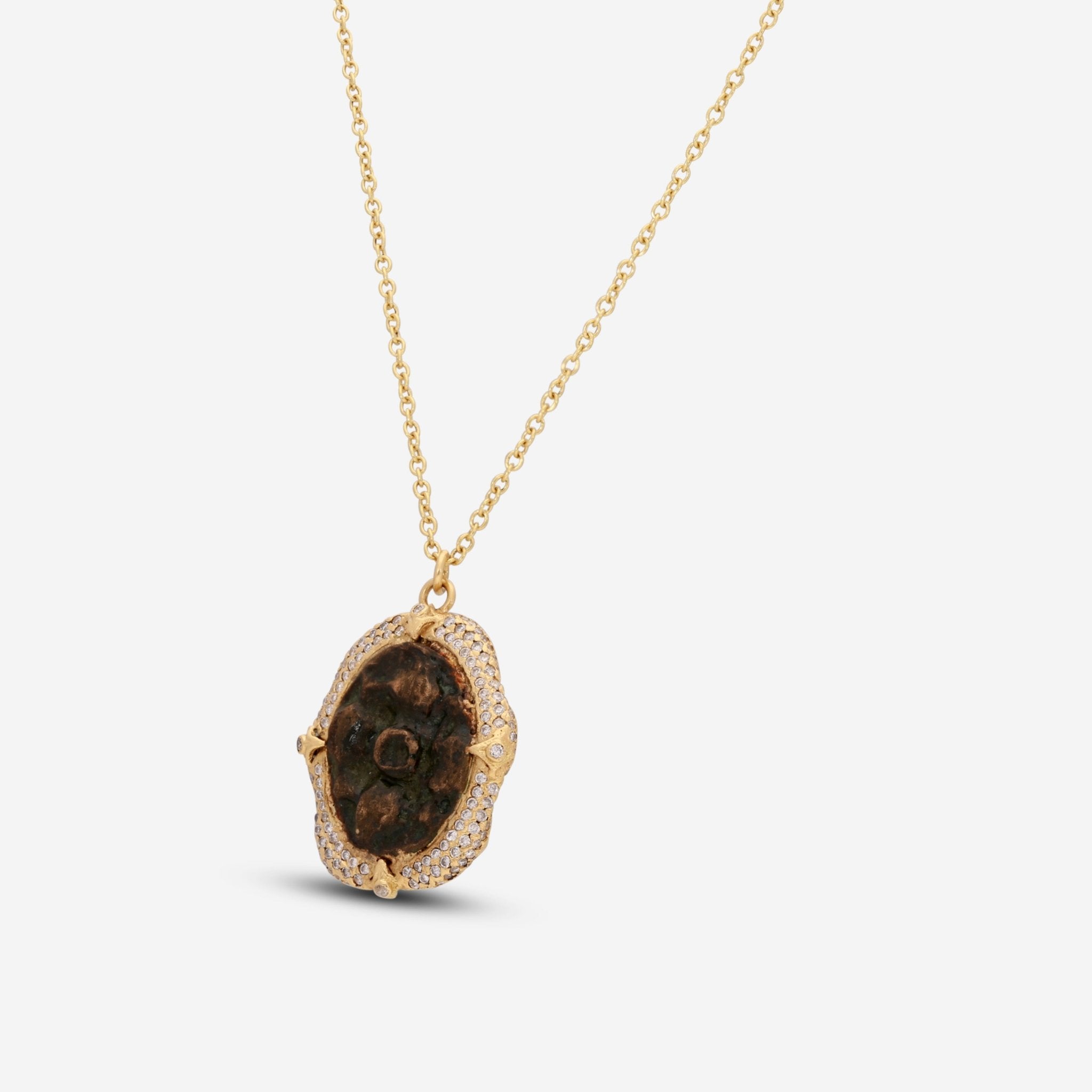 Armenta Sueno Yellow Gold Pendant Necklace 11710 — view 2