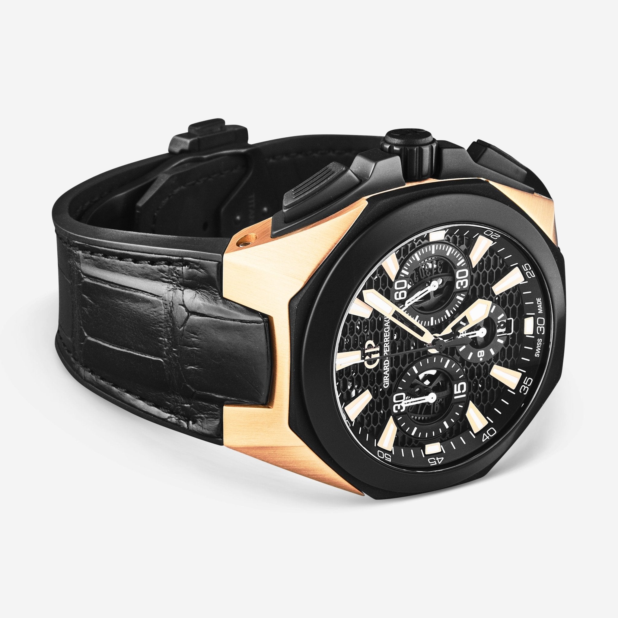 Girard-Perregaux Sea Hawk Chronograph 18K Rose Gold Automatic Men's Watch 49971-34-632-BB6C — view 3