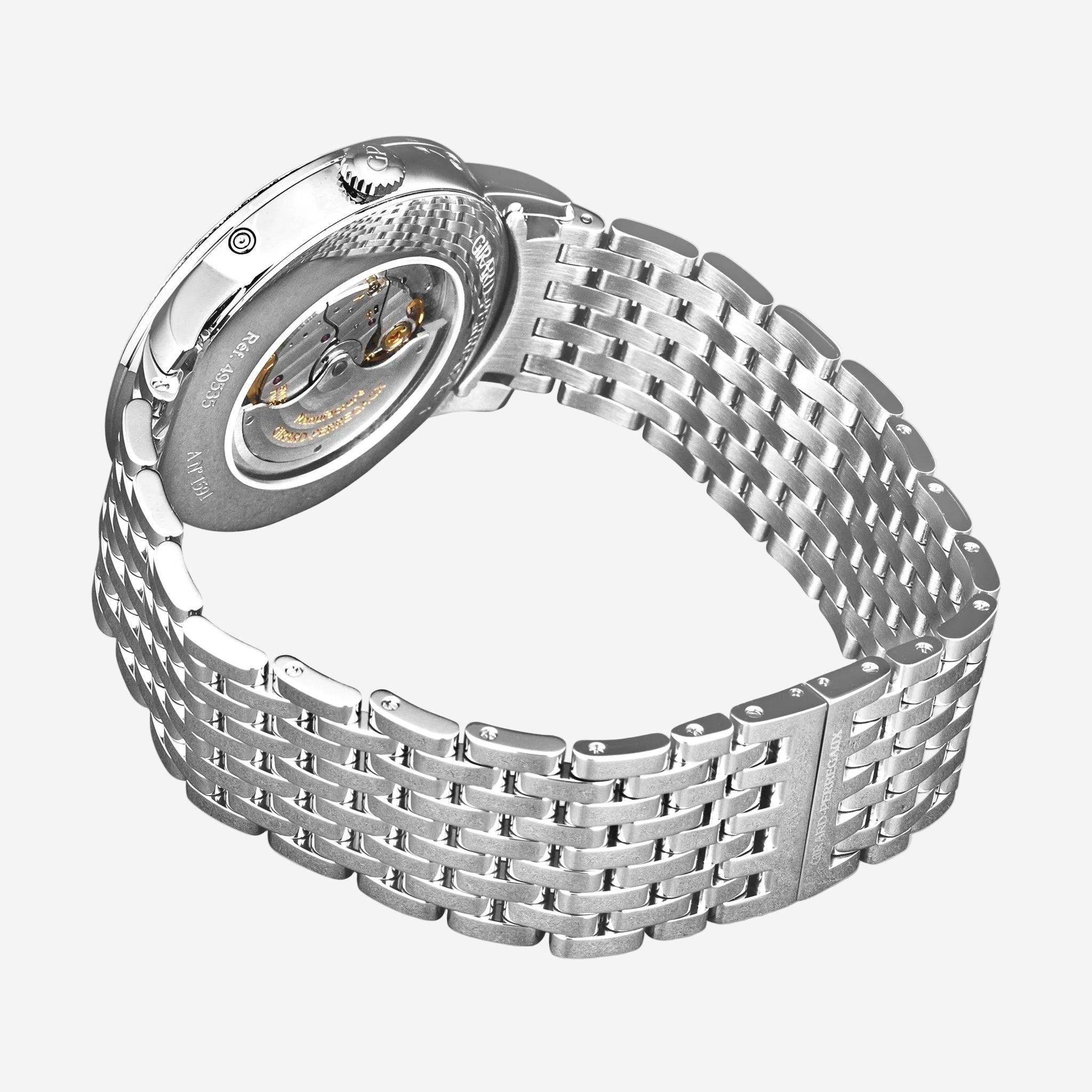 Girard-Perregaux 1966 Full Calendar Diamond Stainless Steel Automatic Ladies Watch 49535D11A131-11A — view 3
