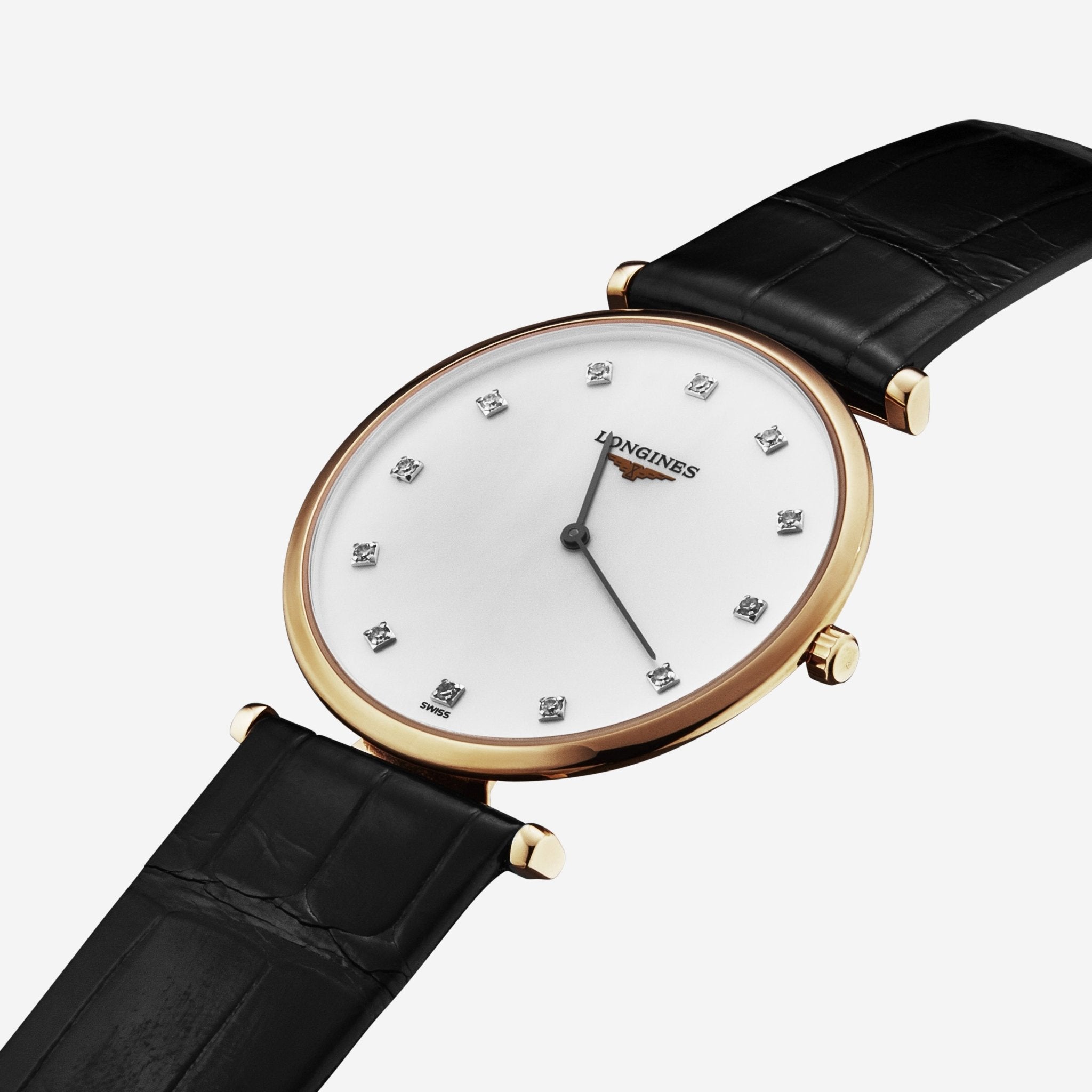 Longines La Grande Classique Diamonds Mother-of-Pearl Quartz Ladies Watch L4.709.1.88.2 — view 2