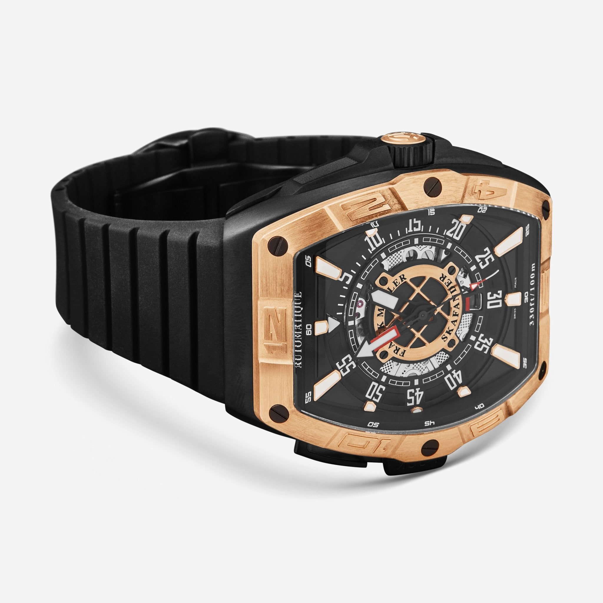Franck Muller SkaFander Black Openworked Dial Automatic Men's Watch 46SCSKFBLKBKGD1 — view 2