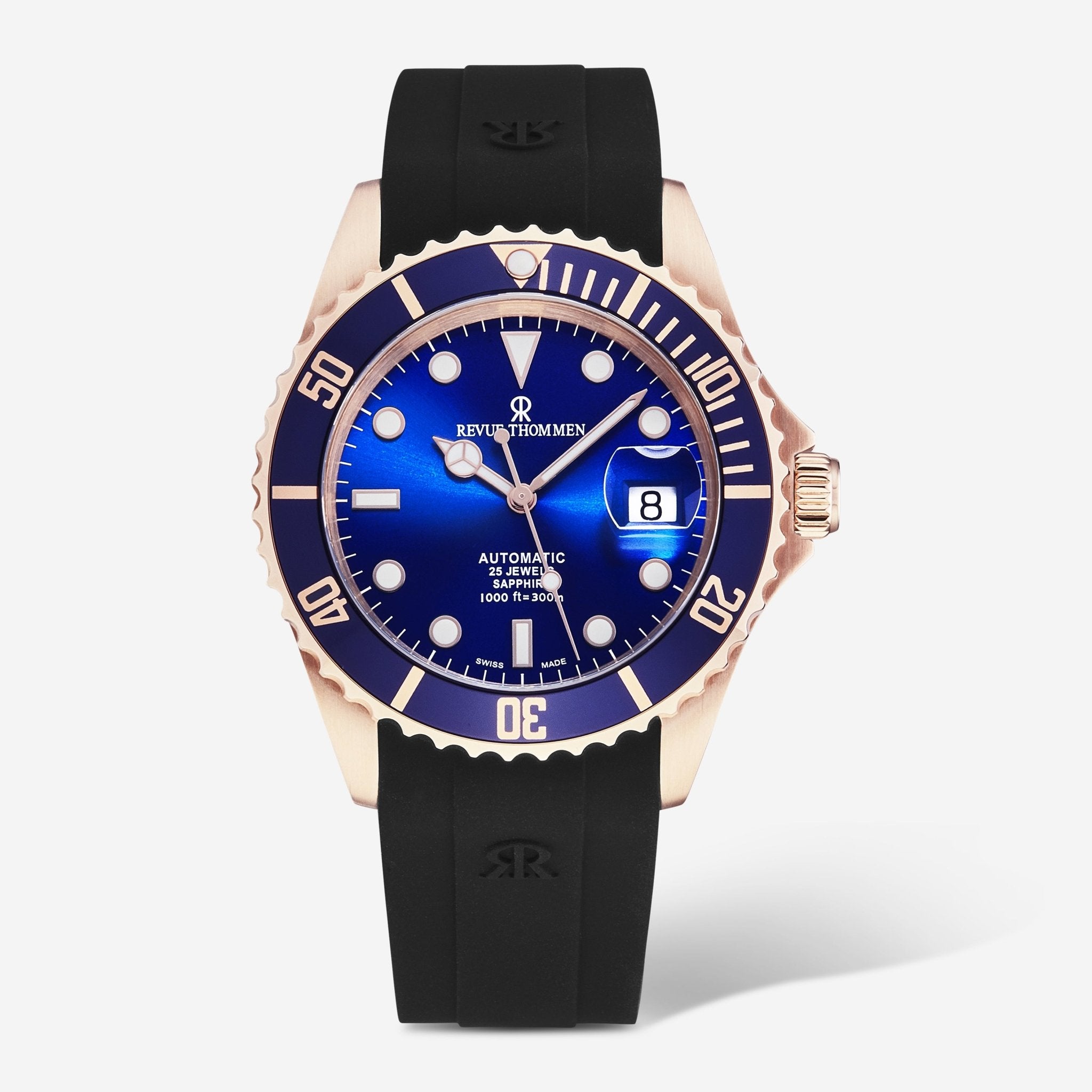 Revue Thommen Diver Blue Dial Stainless Steel Automatic Men's Watch 17571.2865