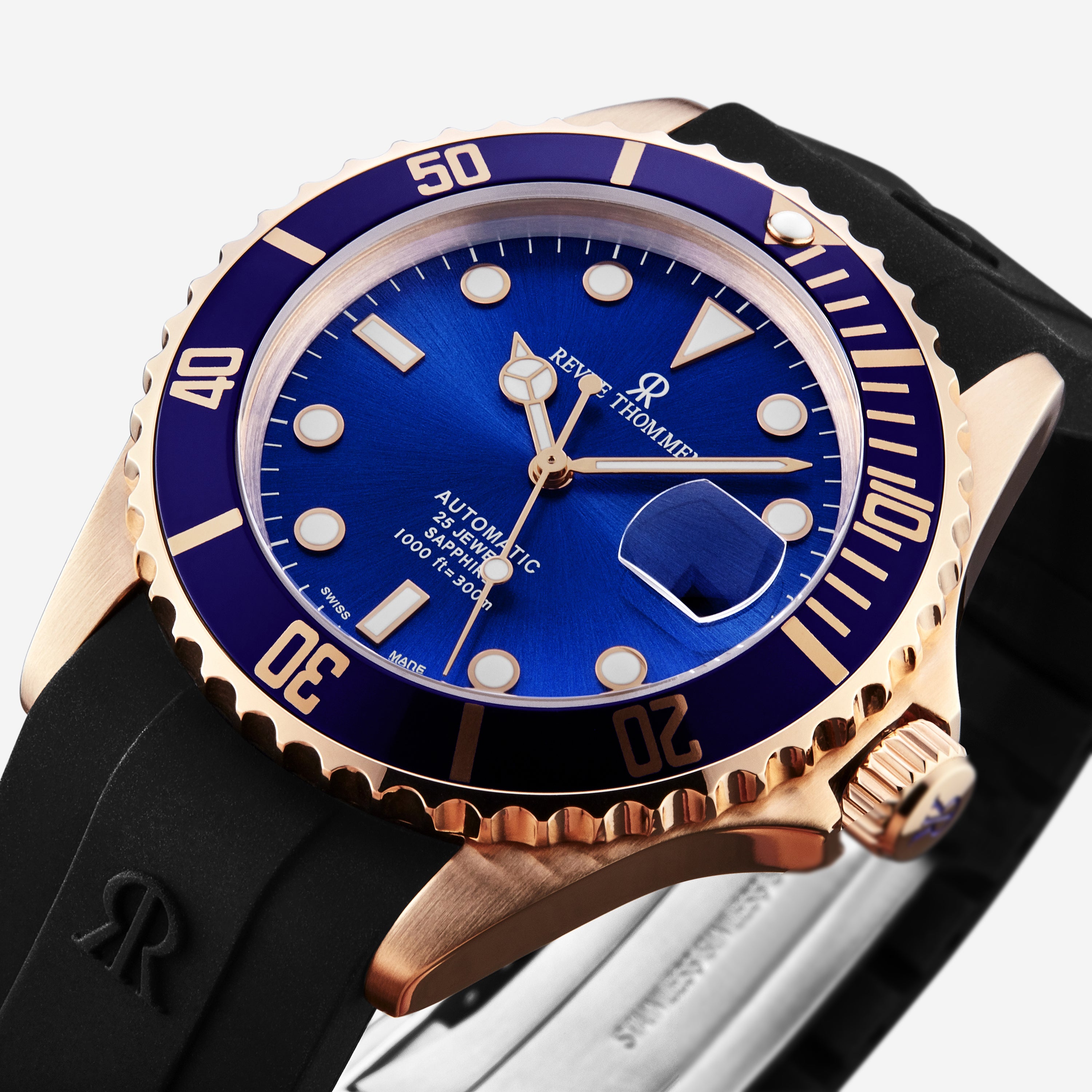 Revue Thommen Diver Blue Dial Stainless Steel Automatic Men's Watch 17571.2865 — view 3