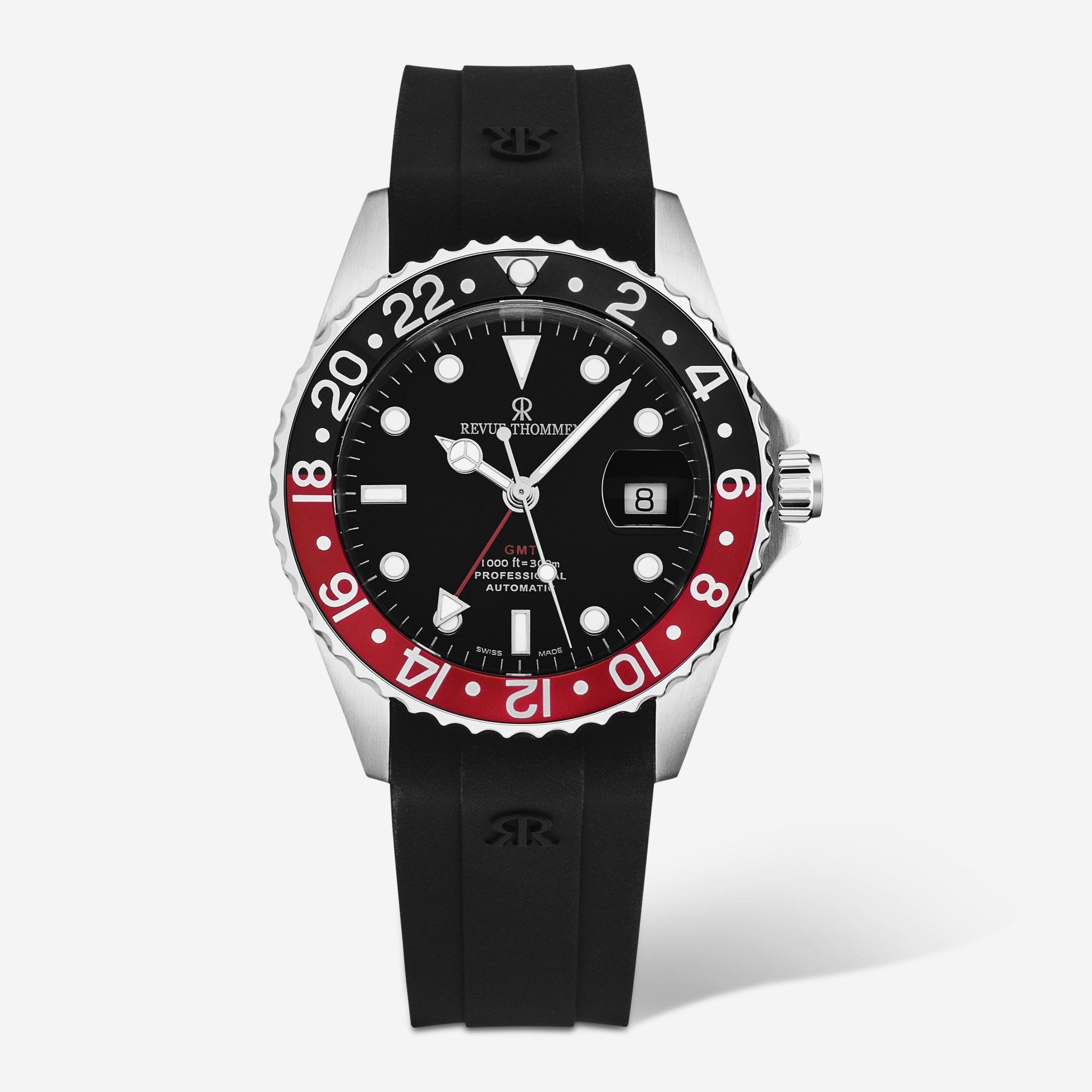 Revue Thommen Diver Black Dial Stainless Steel Automatic Men's Watch 17572.2836