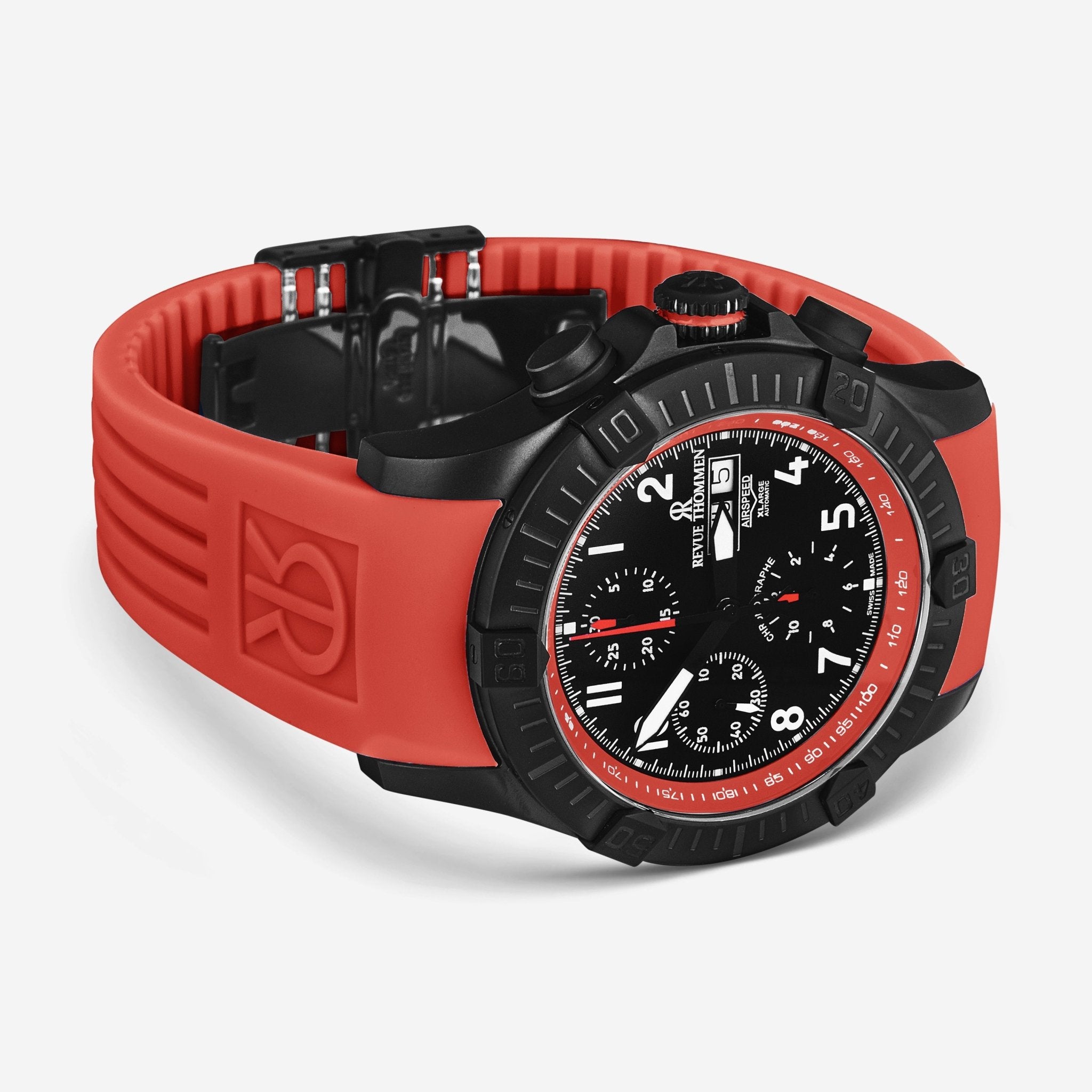 Revue Thommen Air Speed Black Dial Stainless Steel Automatic Men's Watch 16071.6776 — view 2