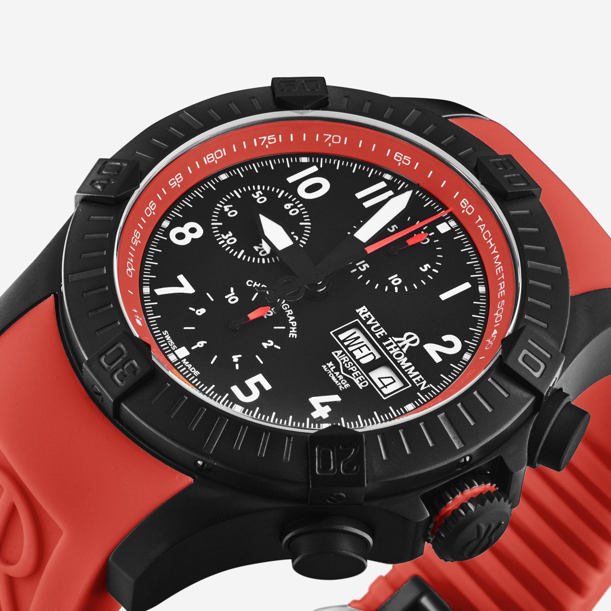 Revue Thommen Air Speed Black Dial Stainless Steel Automatic Men's Watch 16071.6776 — view 3