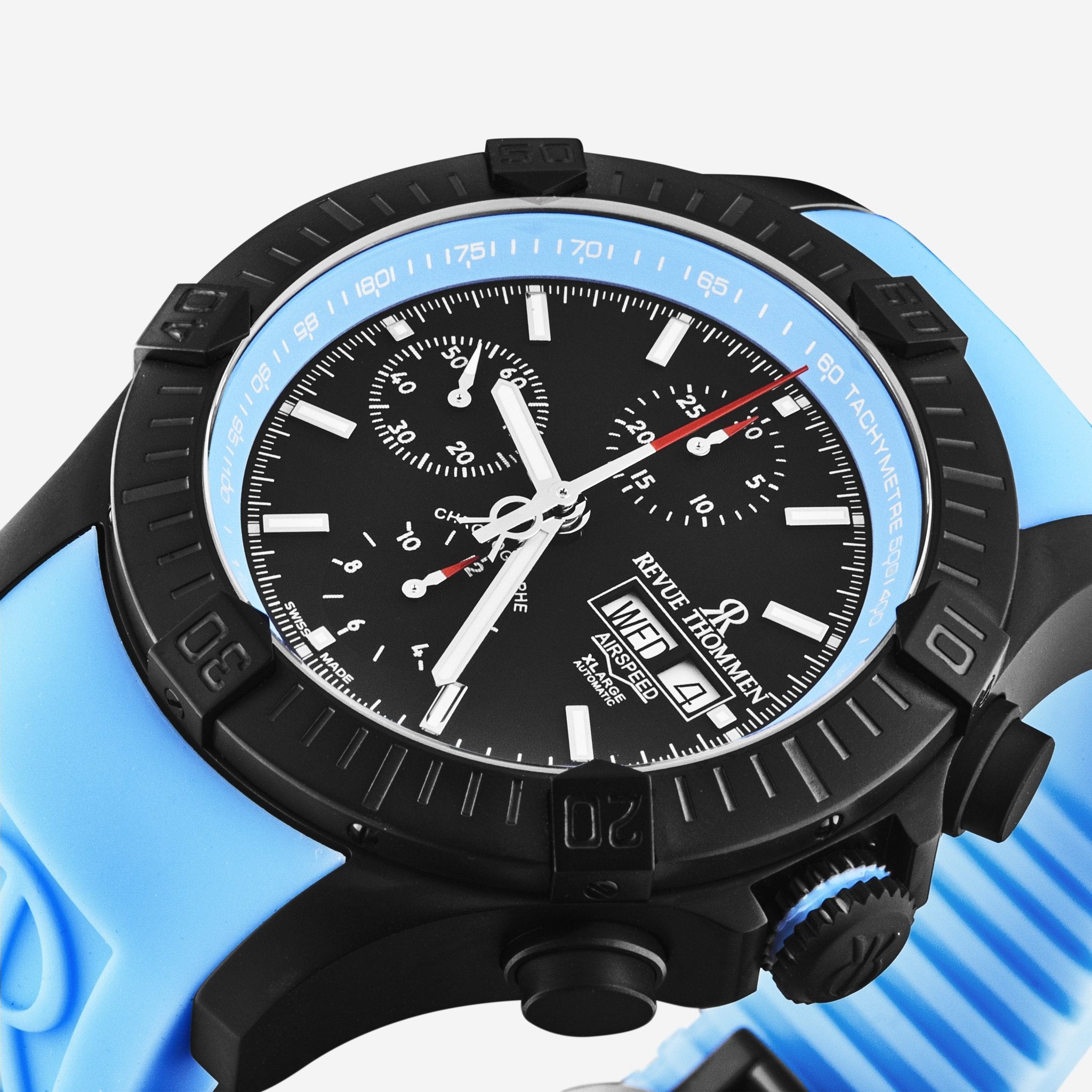 Revue Thommen Air Speed Back Dial Stainless Steel Automatic Men's Watch 16071.6675 — view 2
