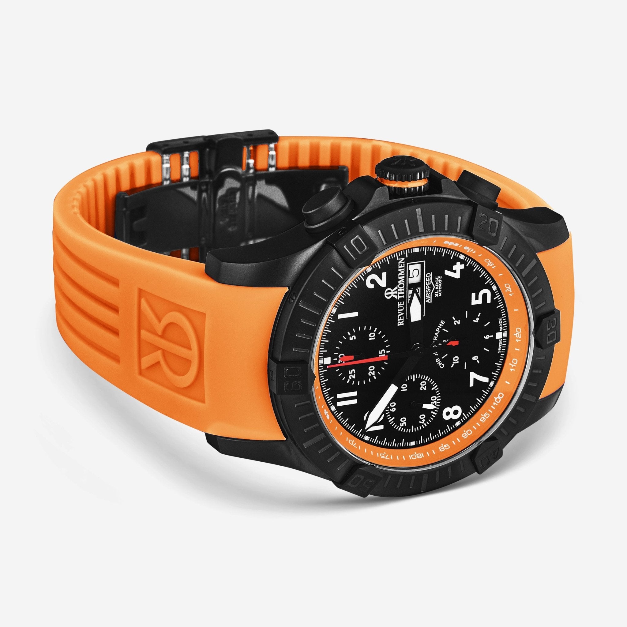 Revue Thommen Air Speed Black Dial Stainless Steel Automatic Men's Watch 16071.6779 — view 2