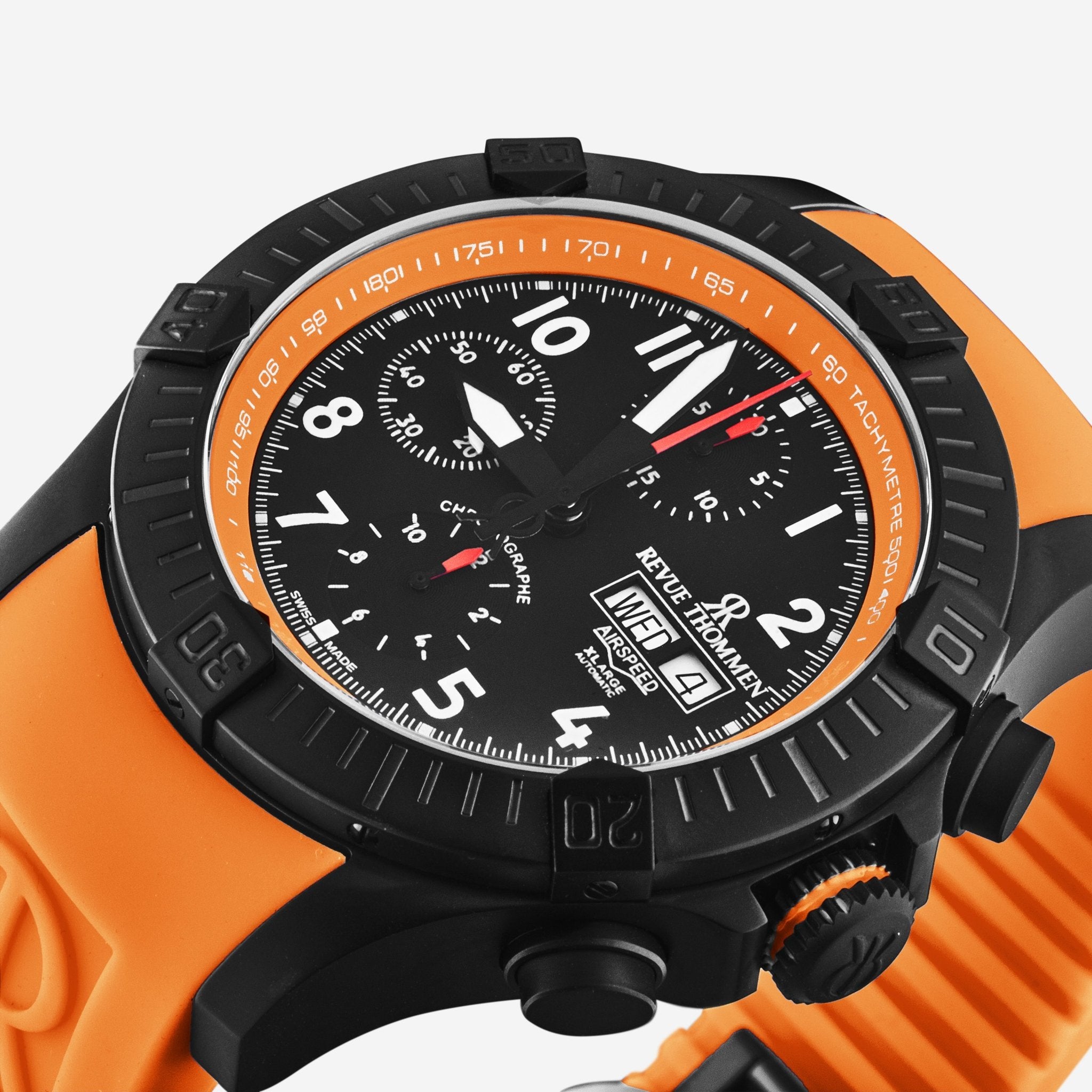 Revue Thommen Air Speed Black Dial Stainless Steel Automatic Men's Watch 16071.6779 — view 3